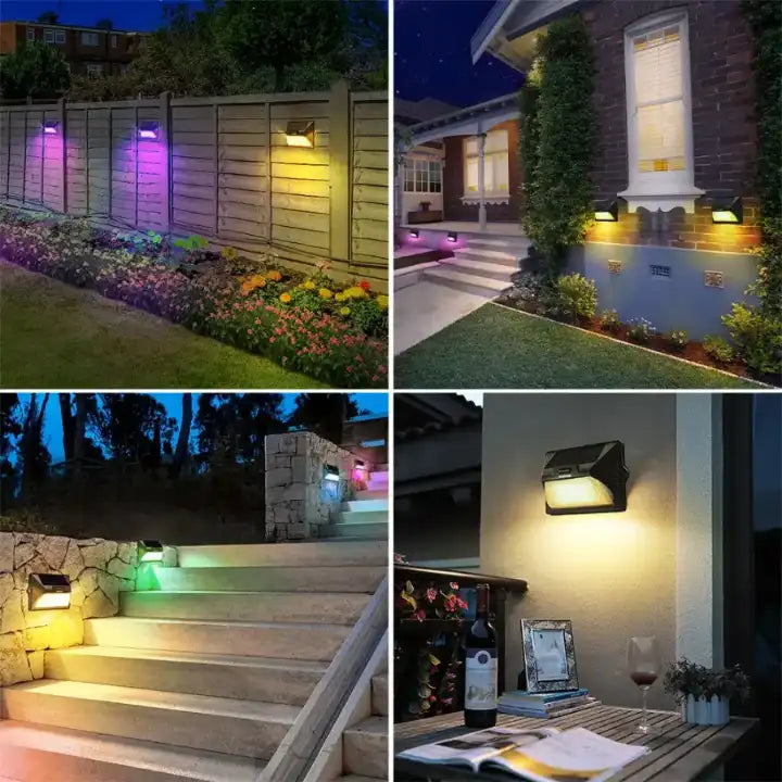 Decorative RGB Solar Lights for Backyard and Patio