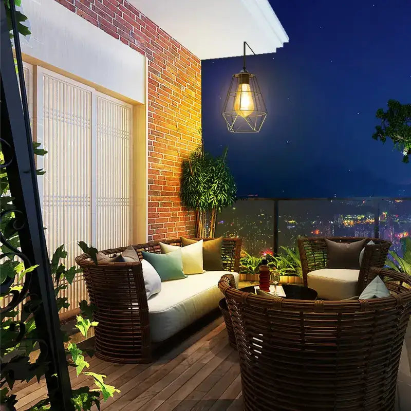 Decorative Solar Pendant Light for Patio Ambiance