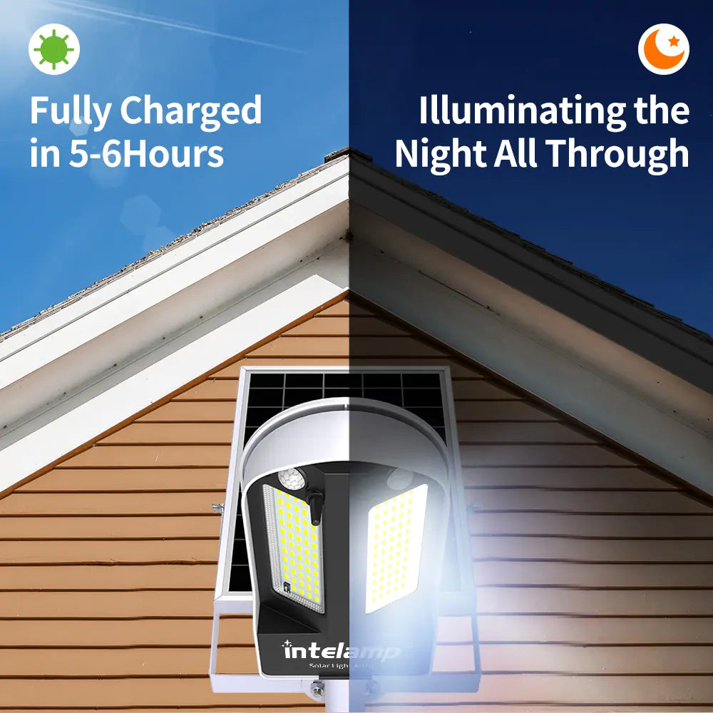 Dusk to Dawn Solar Street Light with Fast Charging