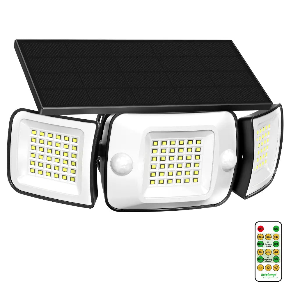 Adjustable Solar Flood Light with Remote Control