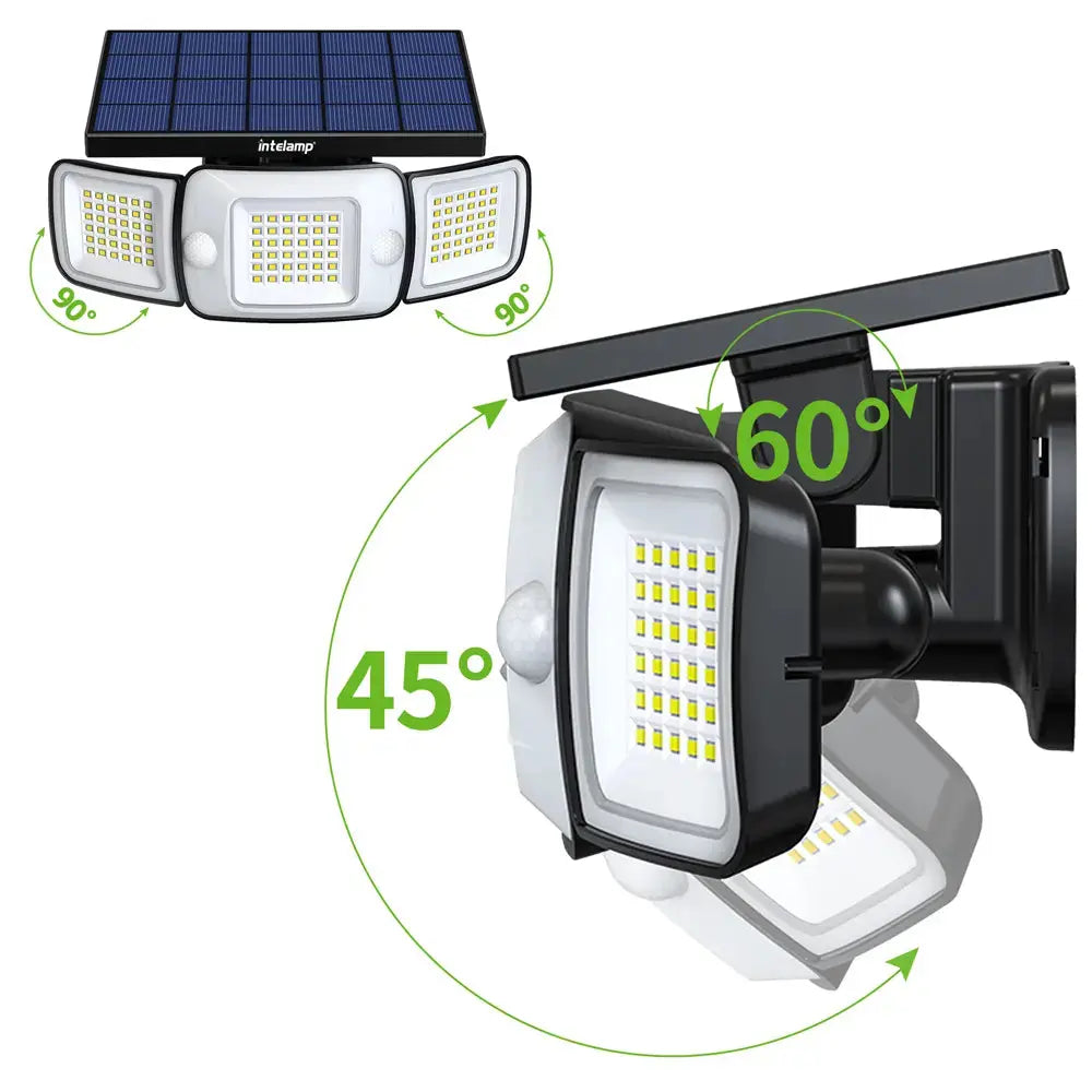 Multi Angle Adjustable Solar Security Light