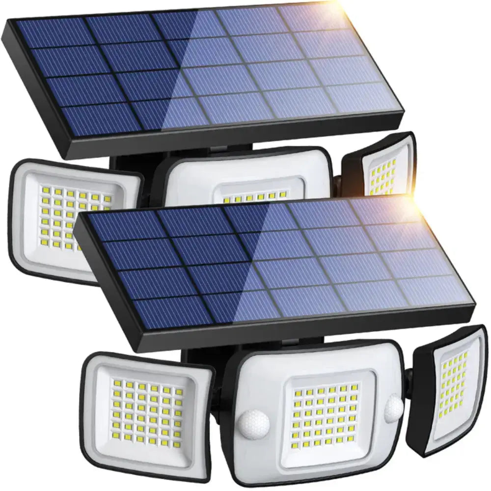 Outdoor Solar Motion Sensor Lights 2 Pack