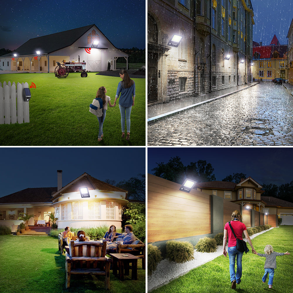Versatile Outdoor Solar Flood Light for Barn and Yard