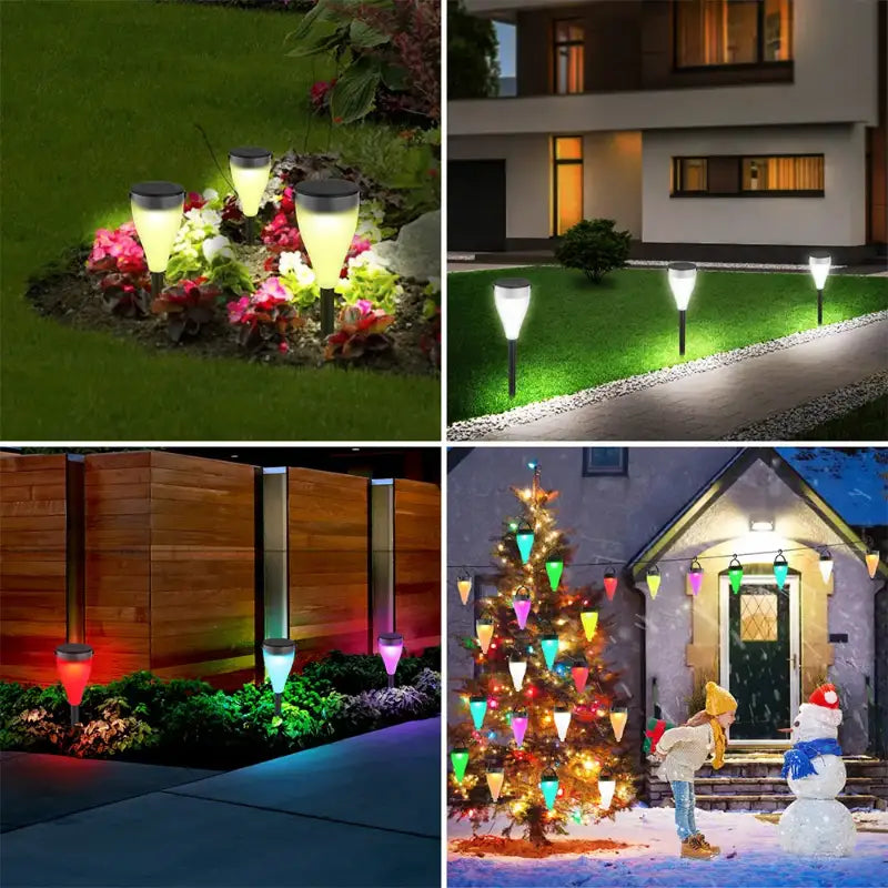 Versatile Solar Landscape Lighting for All Seasons
