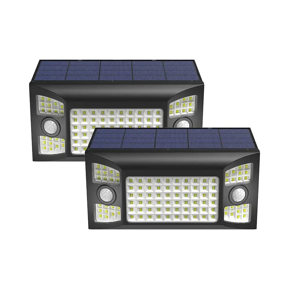 Waterproof Solar Motion Sensor Lights 2 Pack