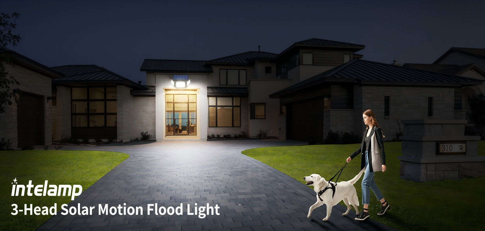 Jumbo sensor wall lamp, the best choice to illuminate the garden