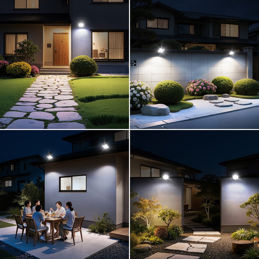 intelamp Solar Security Light | 1200LM Dual-Sensor System