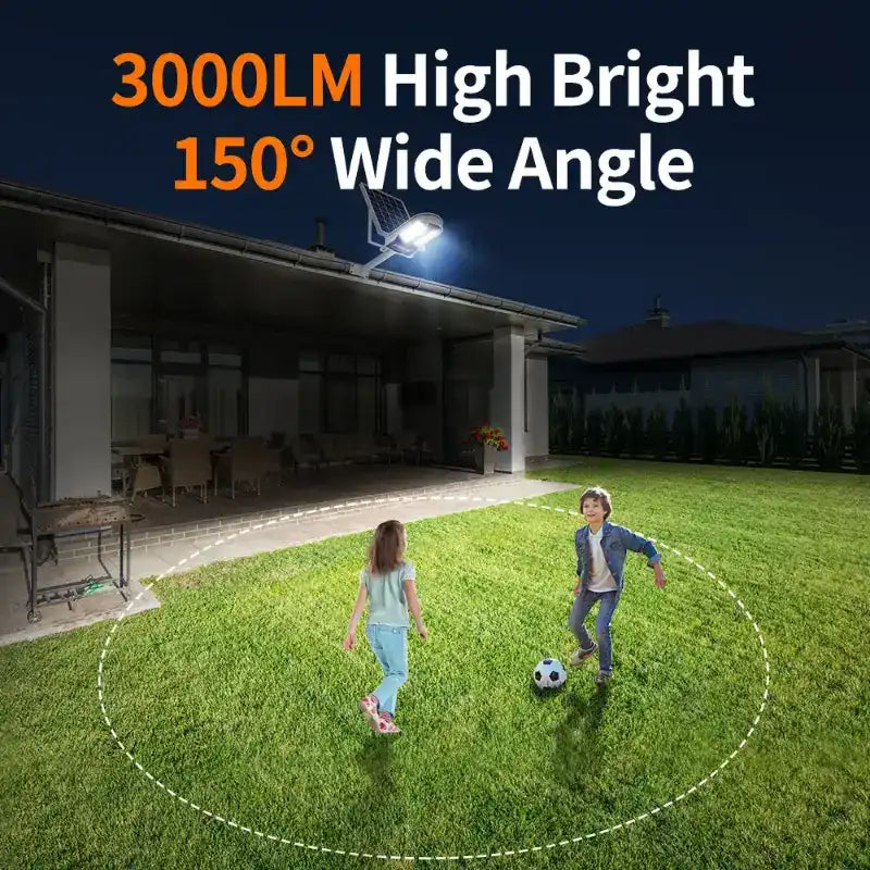 3000lm High Bright Solar Street Light with Wide Angle
