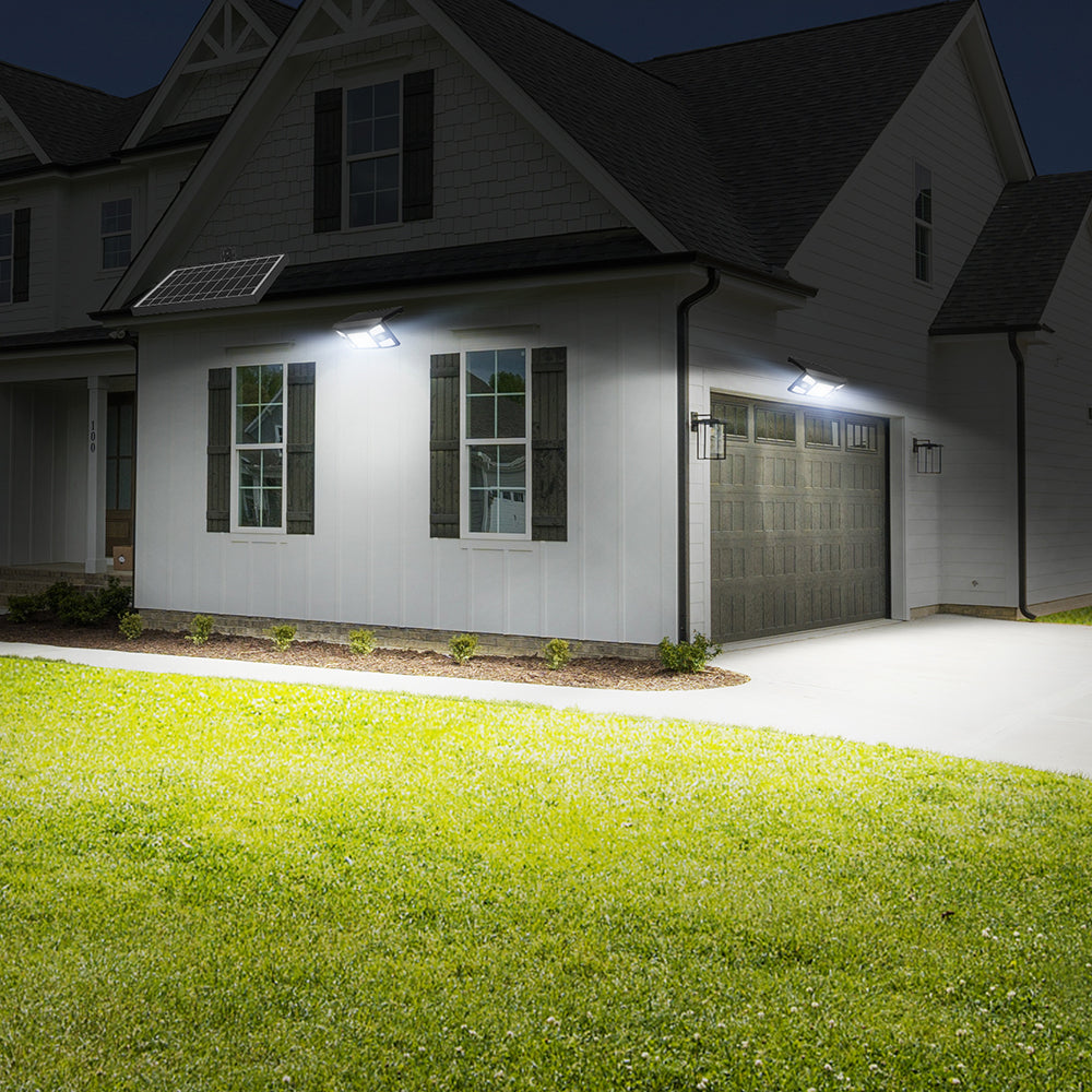 intelamp solar wall light with 4M cable 8W/8000mAh Battery 2000LM