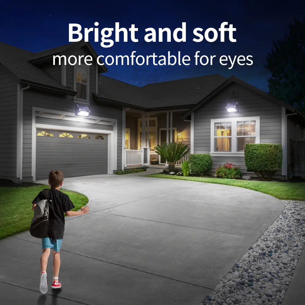 Bright Solar Powered Lights for Driveway and Garage