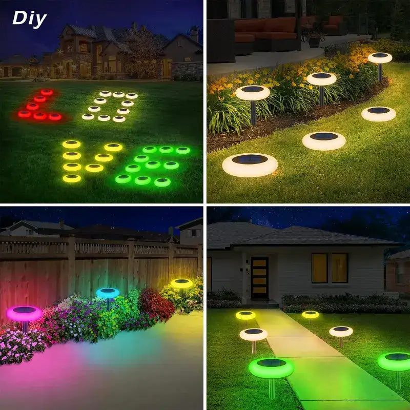 DIY Decorative Solar Landscape Lights for Yard Art