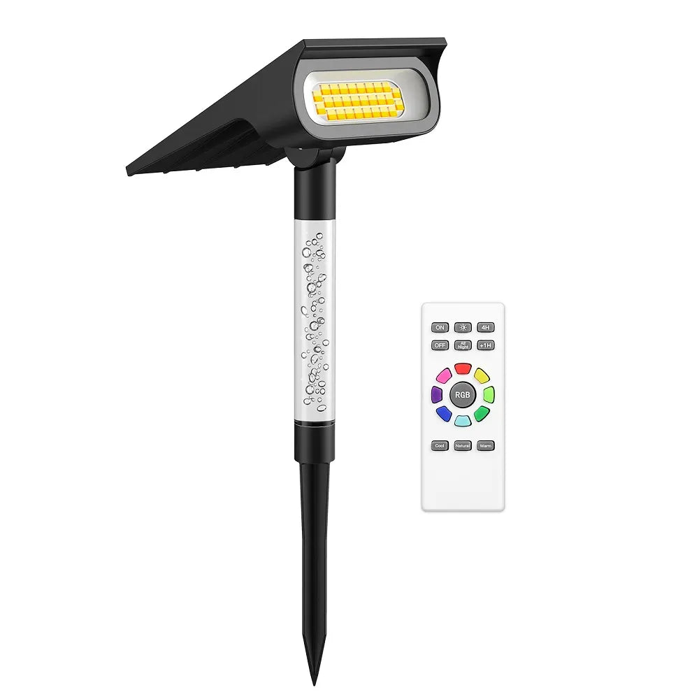 intelamp solar spot lights with remote