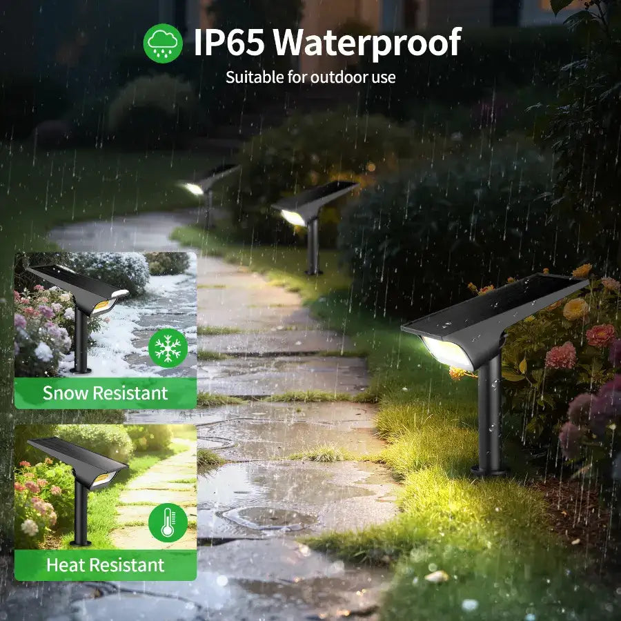 IP65 Waterproof All Weather Solar Spotlights