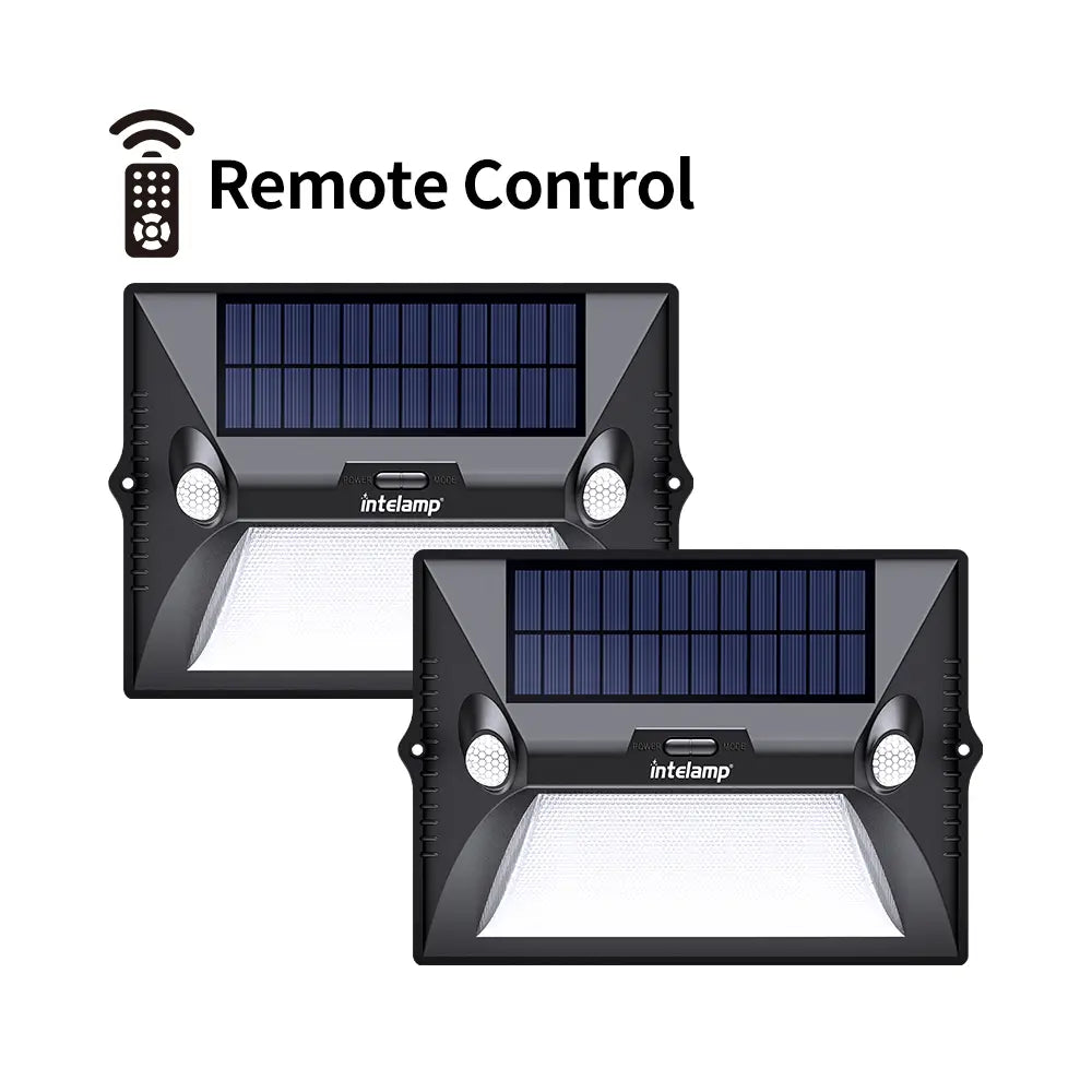 Outdoor Solar Security Lights 2 Pack