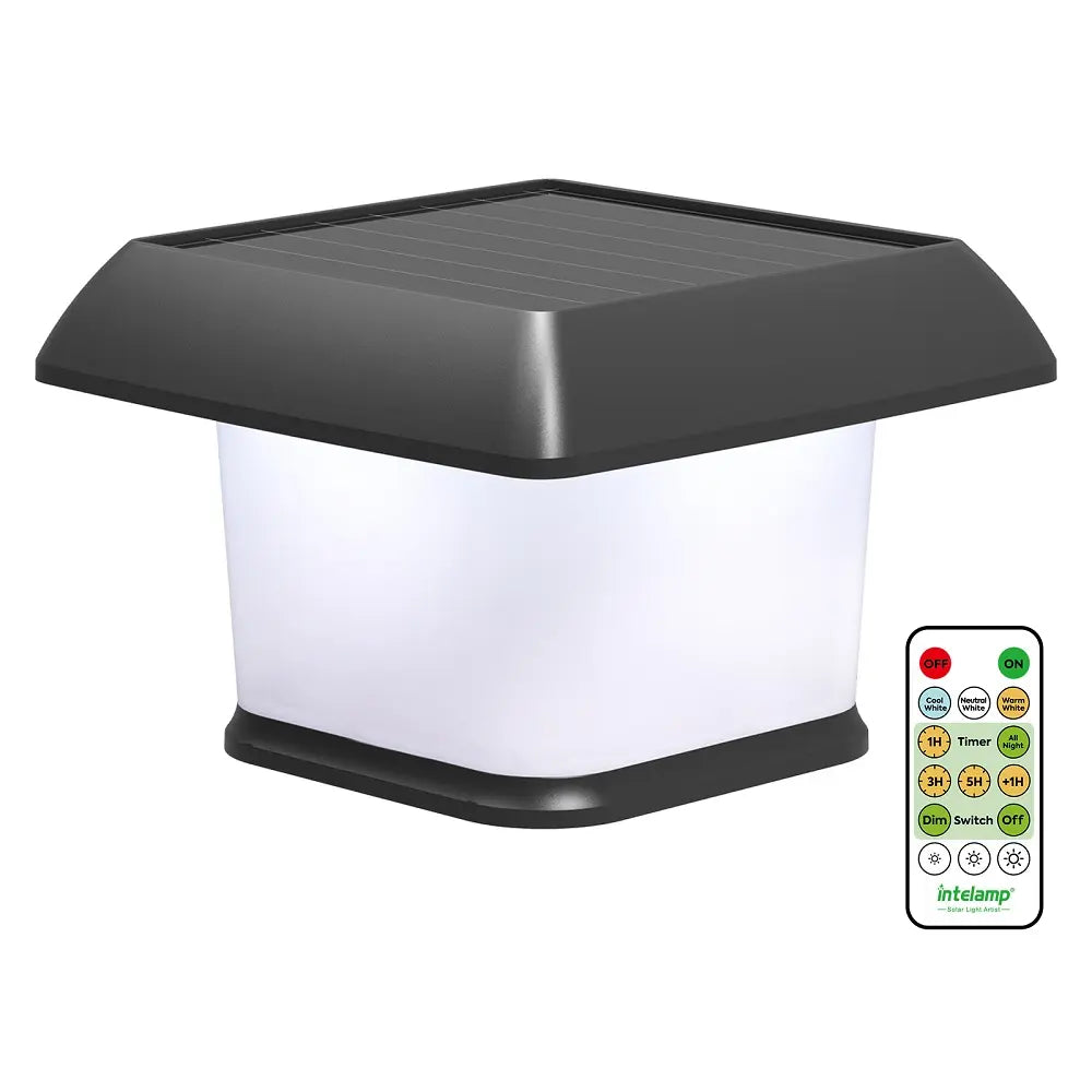 Remote Control Solar Post Cap Lights