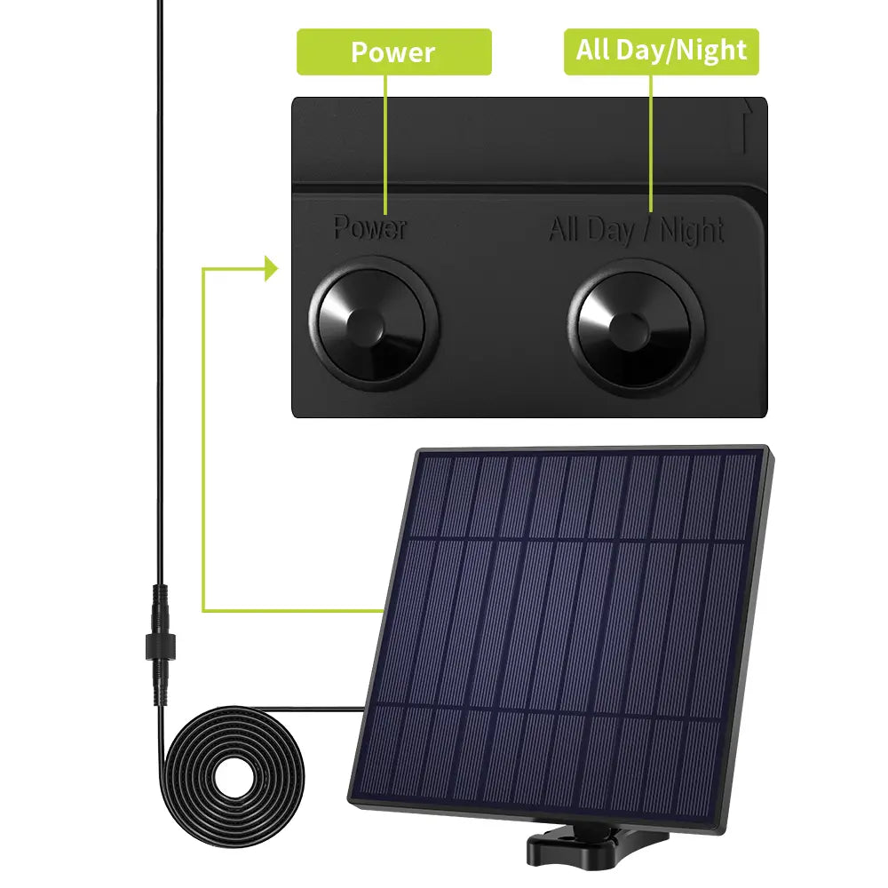 intelamp Solar Pendant Lights Indoor/Outdoor with 3 Brightness and Remote - intelamp